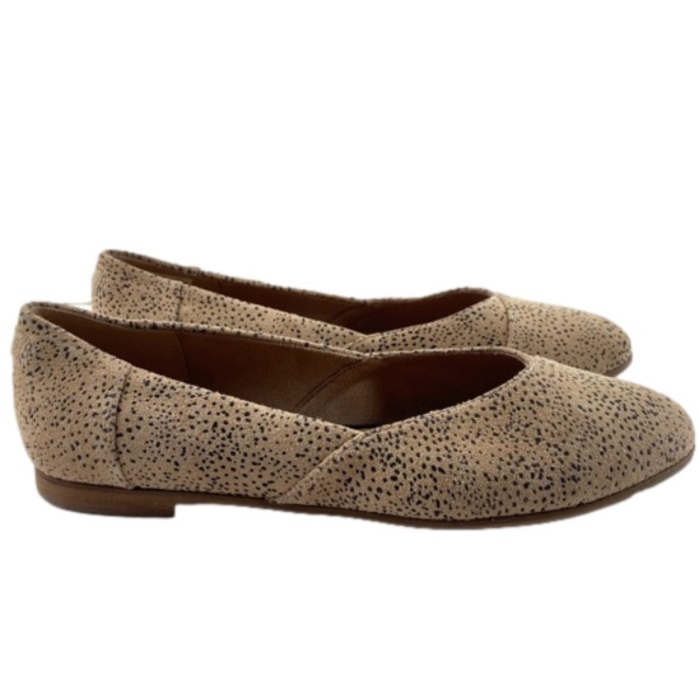 Tom’s Sand Jutti Neat Slip On Flats Casual Almond Toe Women’s Size 8.5 Shoe.